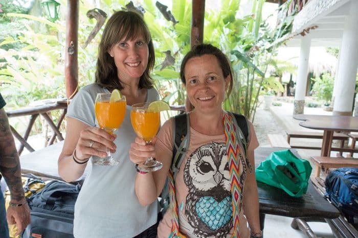 Nach der Citytour durch Santa 