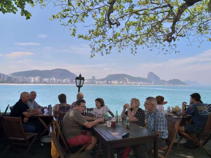 Letzte Mahlzeit in Rio.