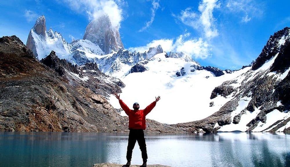 Die Spiegelung des Fitz Roy in der Laguna de los Tres ist ein Anblick, den man so schnell nicht wieder vergisst. Quelle:Alexander Torrenegra