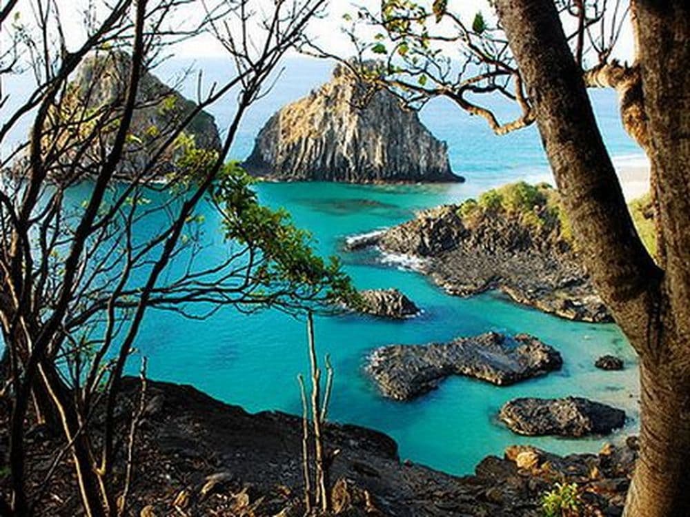 Strände Brasilien - Baía dos Porcos in Fernando de Noronha