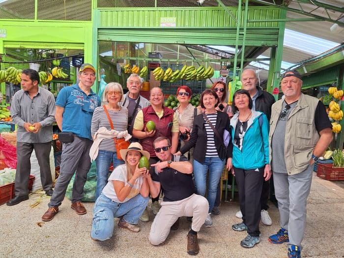 Visite de marché "paloquemao"