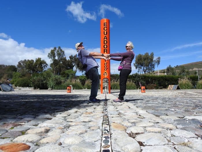 Quitsato ist mitte der Welt