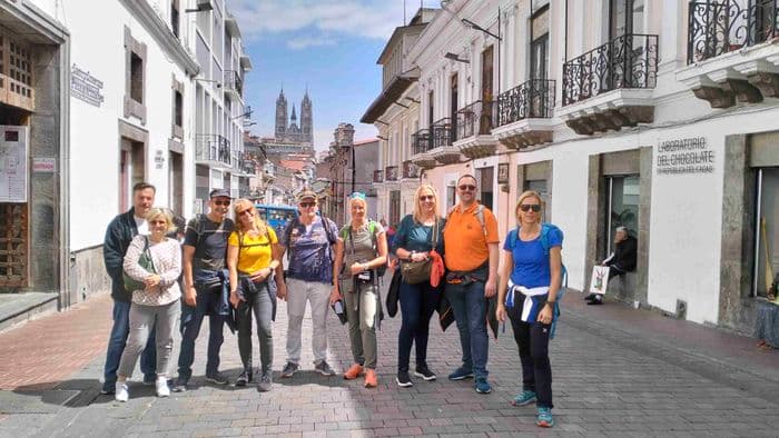 Gruppenbild in Quito
